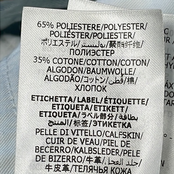 New Alexander McQueen High Rise Rigid Denim Light Wash Mom Jeans Long Sz 30 - Picture 14 of 15